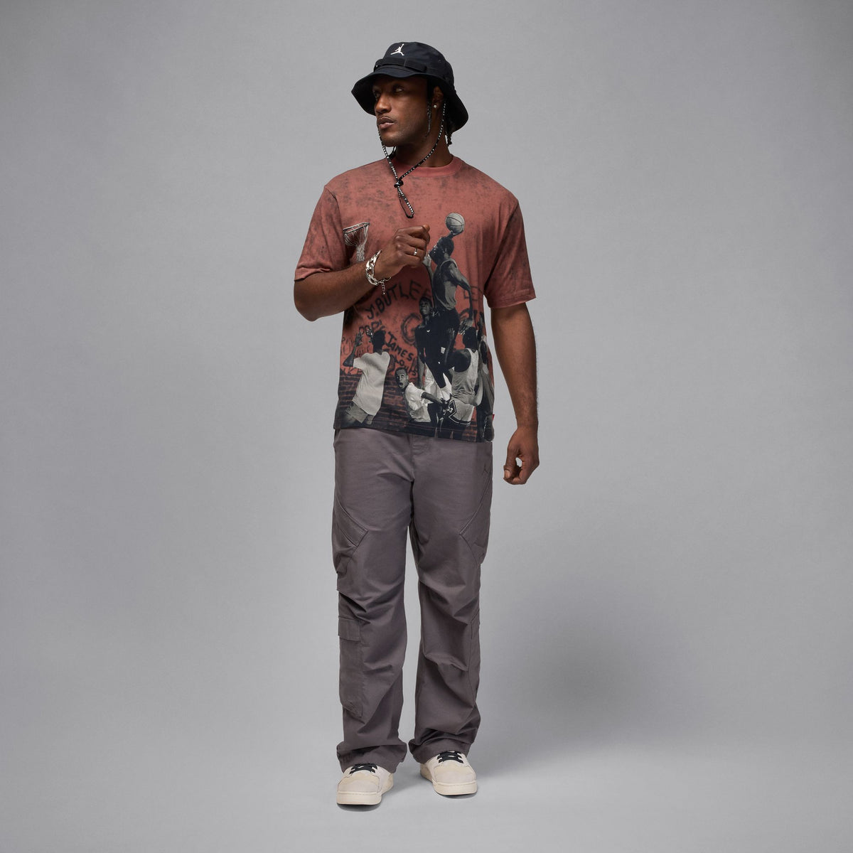 Air Jordan 85 Graphic T-Shirt - Wings Jordan Red/Black HJ2362-659