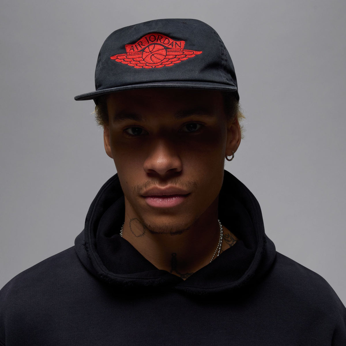 Jordan Pro Rare Air Unstructrured Hat - Black/Chile Red IB3009-010