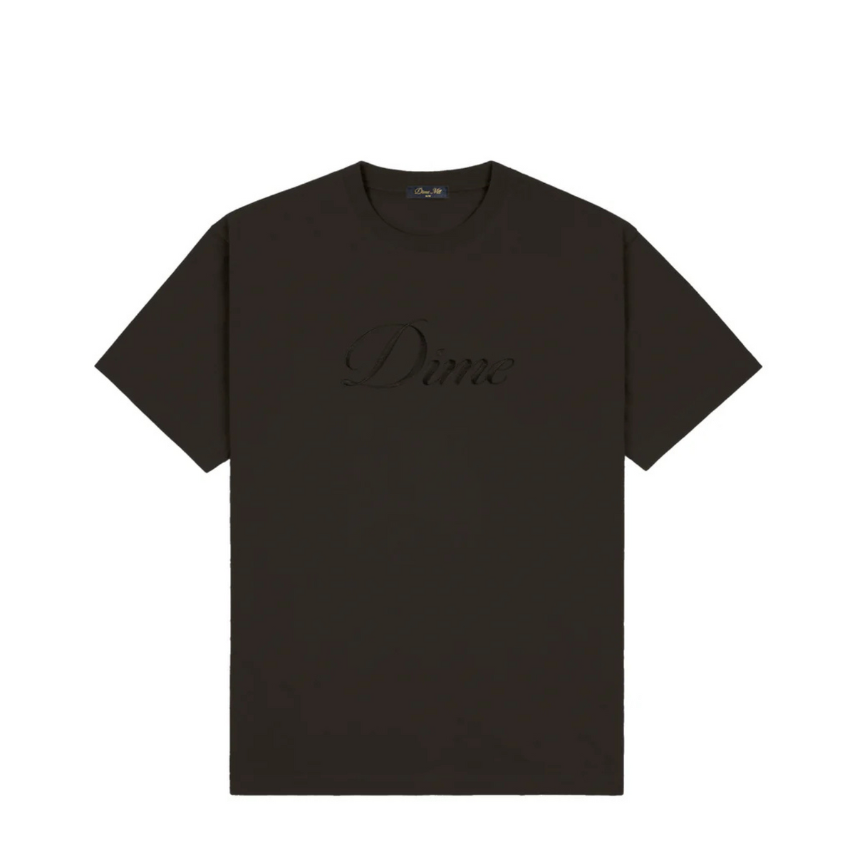 DIME Cursive T-Shirt Vintage Black