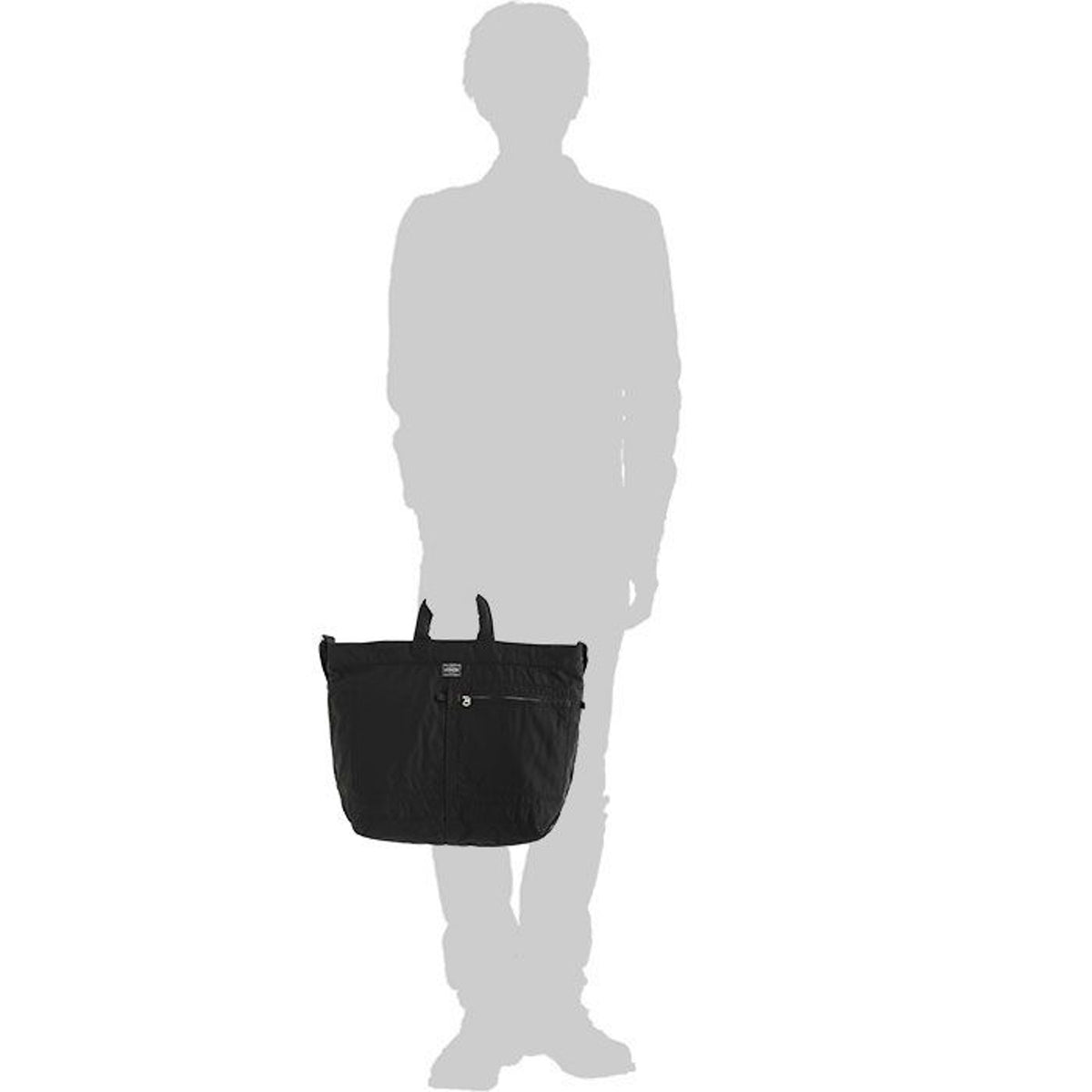MILE 2WAY TOTE BAG (S) - BLACK