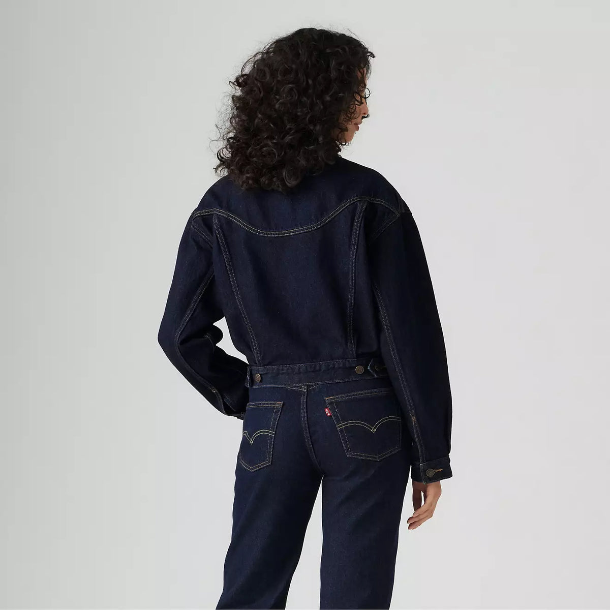 Levi's W Shrunken 90S Trucker Jacket Dream Nice Dreams