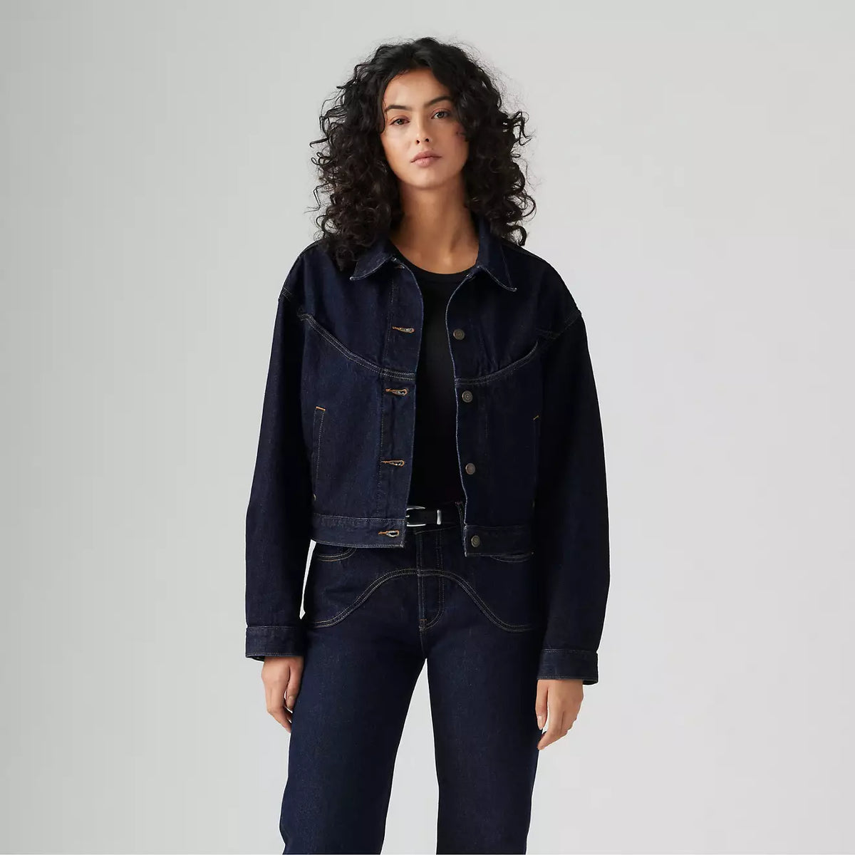 Levi's W Shrunken 90S Trucker Jacket Dream Nice Dreams