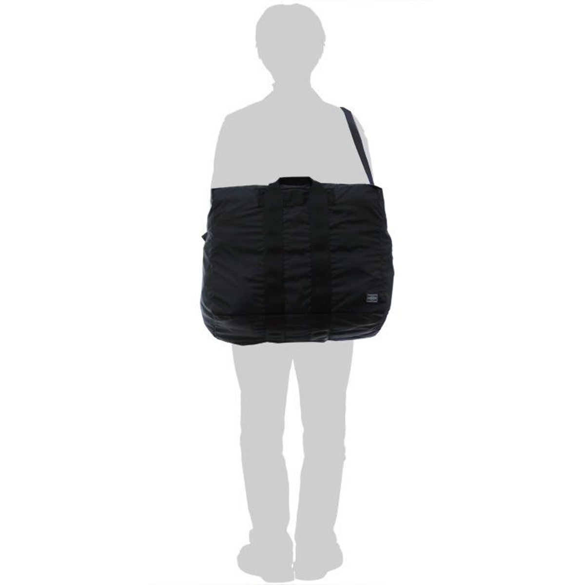 FLEX 2WAY DUFFLE BAG (S) - BLACK