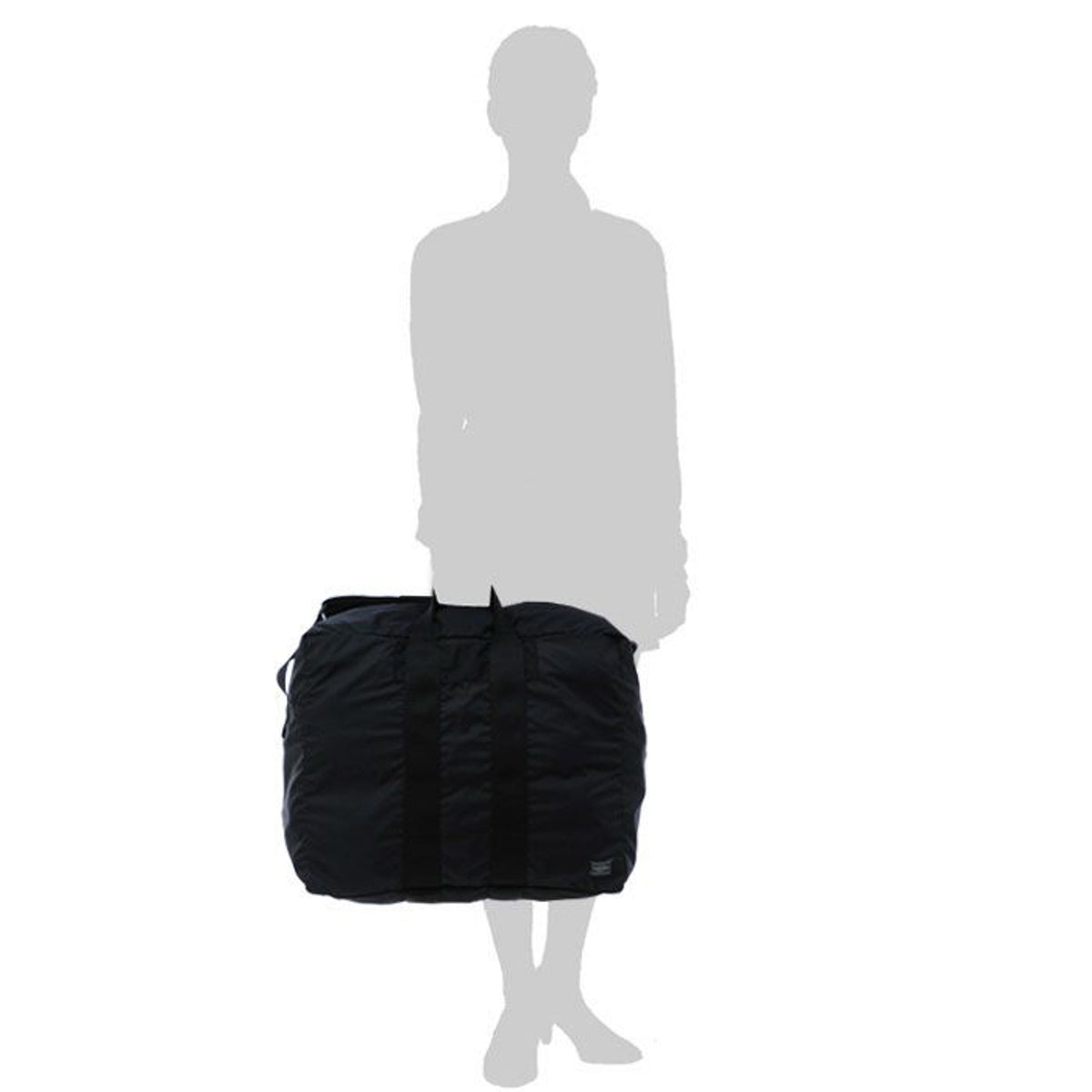 FLEX 2WAY DUFFLE BAG (S) - BLACK