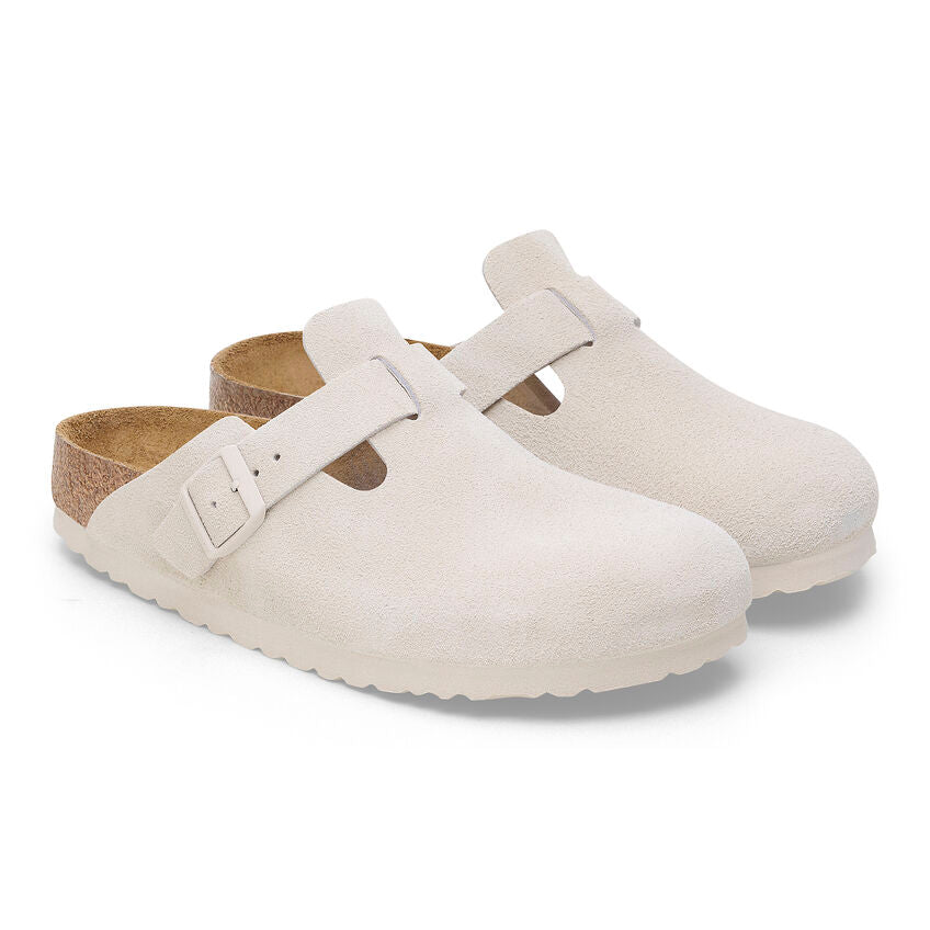 W BOSTON SOFT FOOTBED SUEDE NARROW