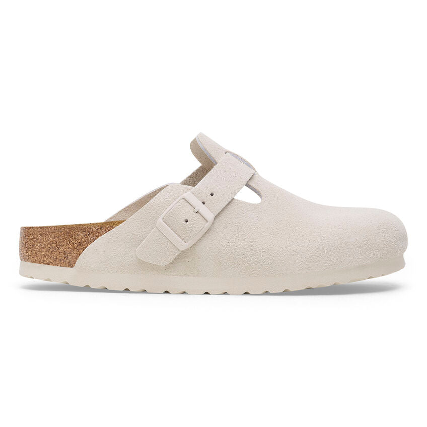 W BOSTON SOFT FOOTBED SUEDE NARROW