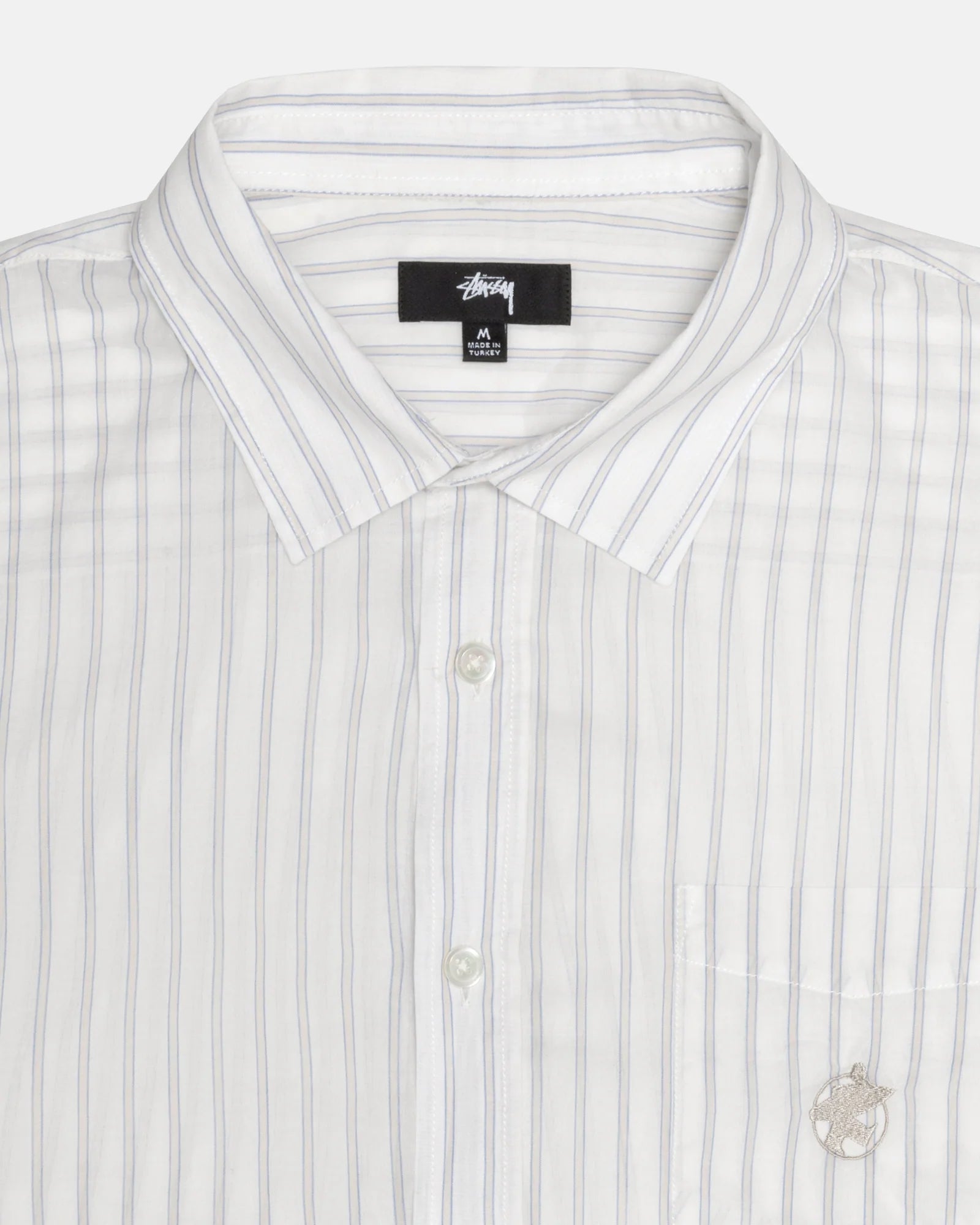 LIGHT WEIGHT CLASSIC SHIRT - WHITE I STUSSY - Momentum Clothing