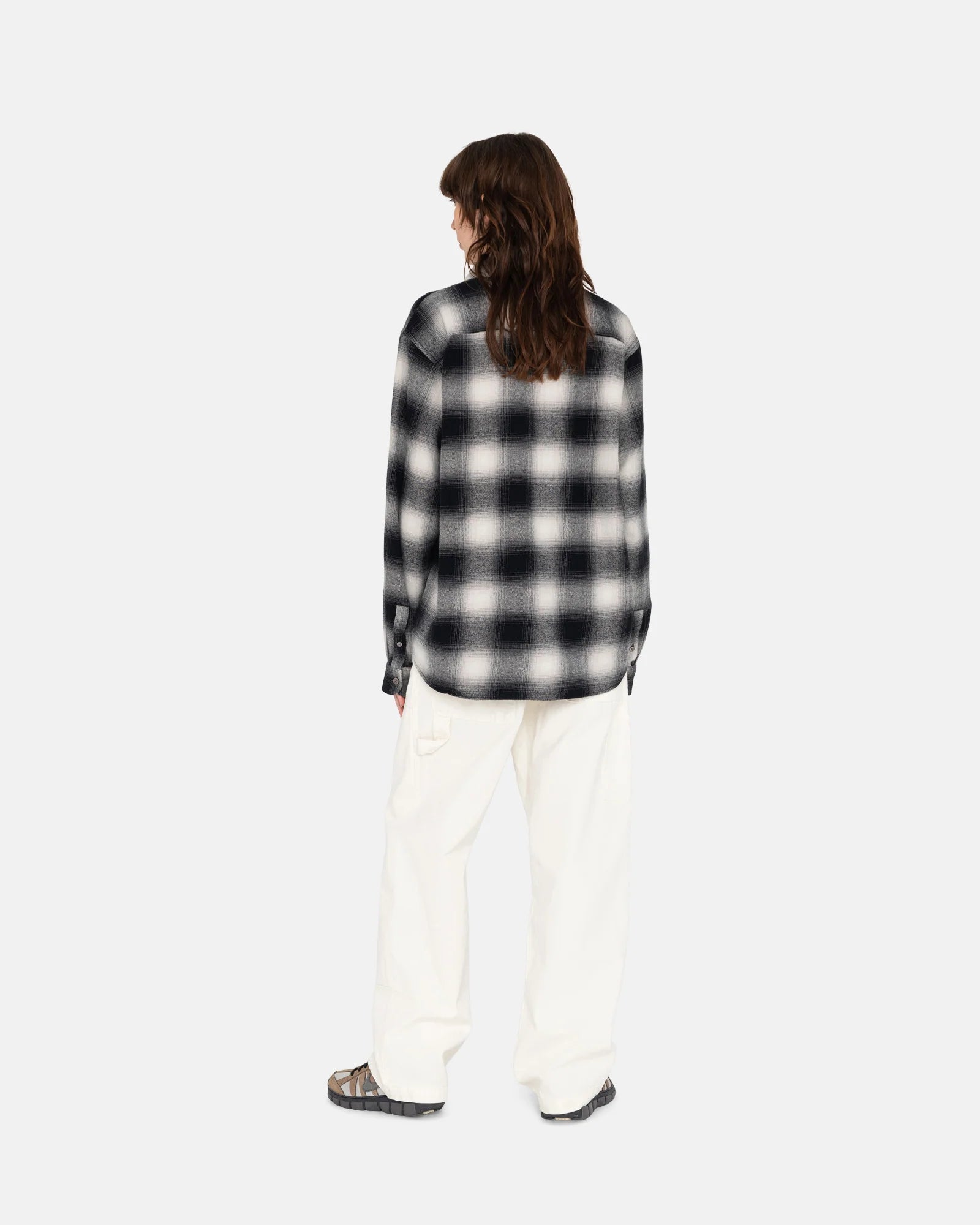 BAY PLAID SHIRT - CHARCOAL I STUSSY - Momentum Clothing