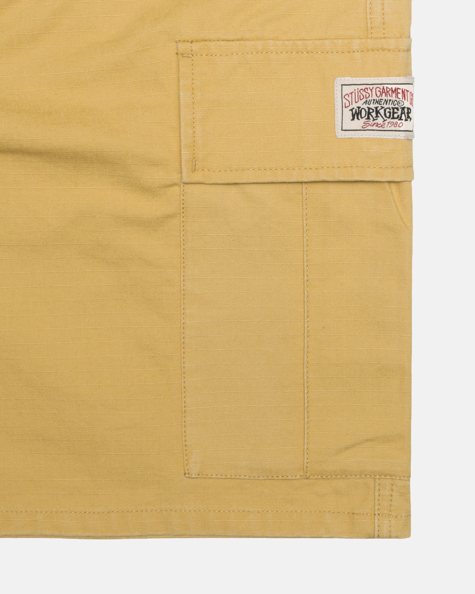 RIPSTOP CARGO BEACH SHORT - SULPHUR I STUSSY - Momentum Clothing