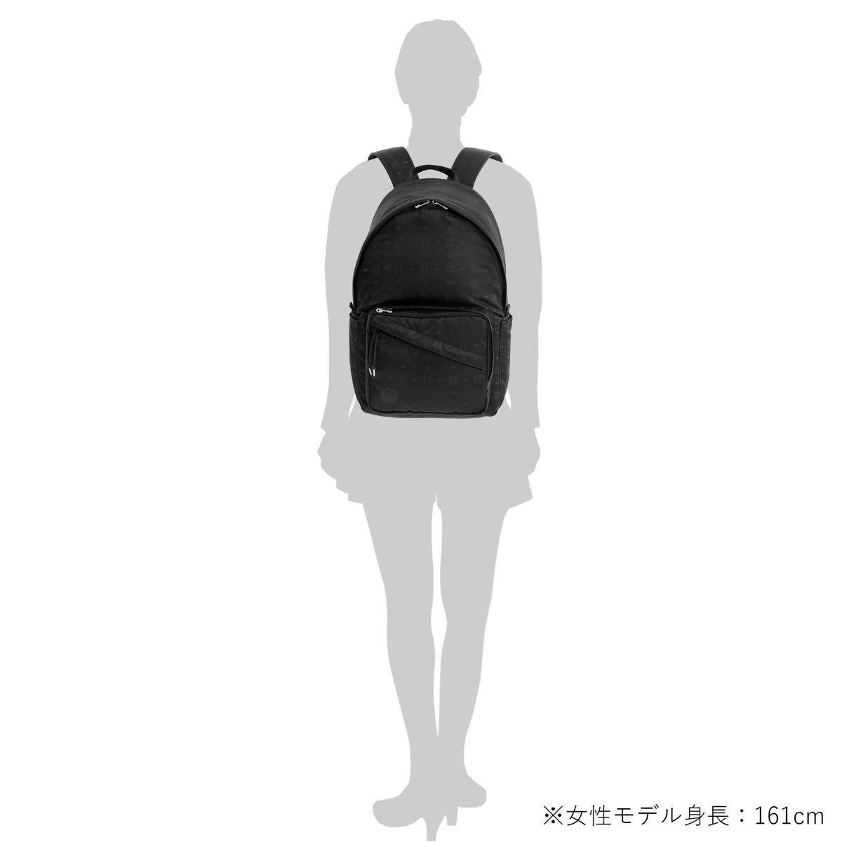 POTR MONOGRAM DAYPACK - BLACK