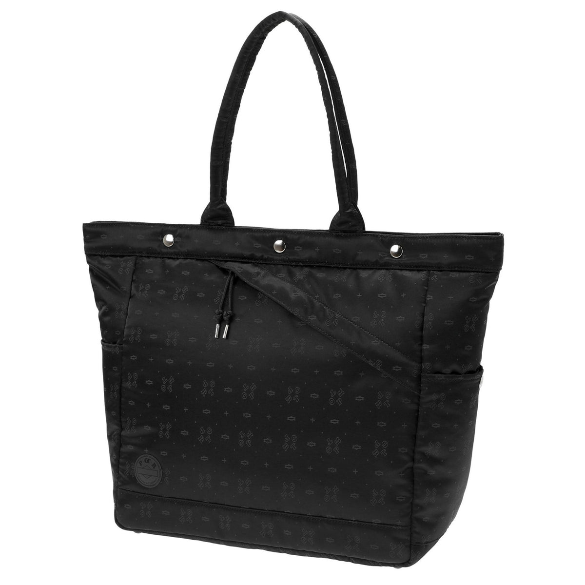 POTR MONOGRAM TOTE BAG - BLACK