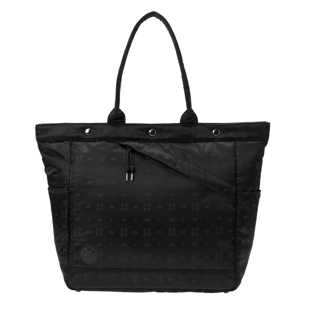 POTR MONOGRAM TOTE BAG - BLACK