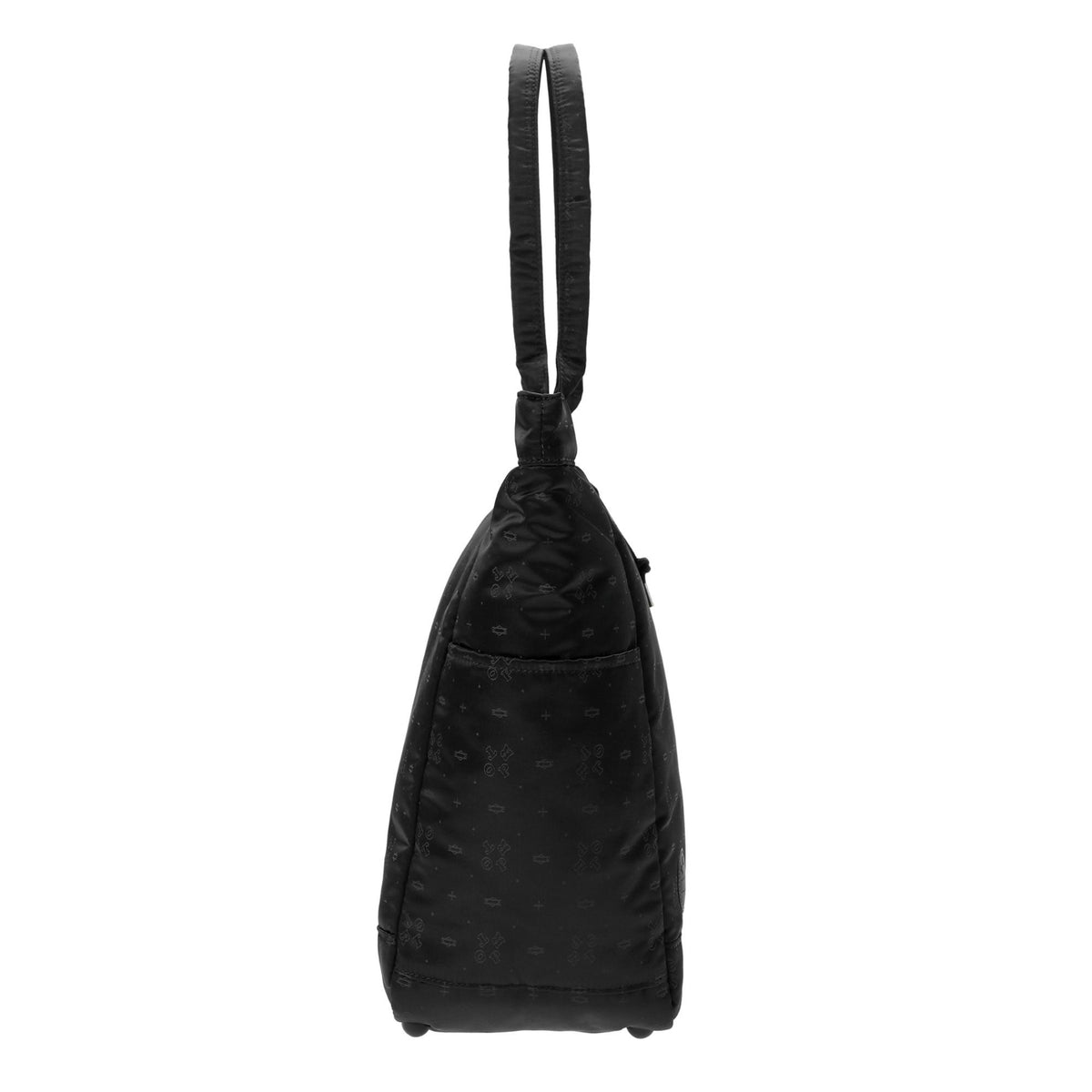 POTR MONOGRAM TOTE BAG - BLACK