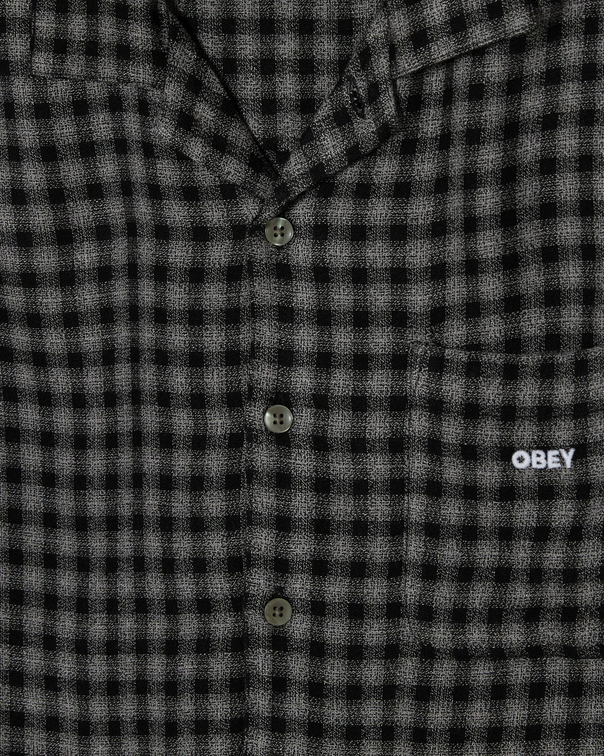 Obey Flynn Woven LS Black Multi 