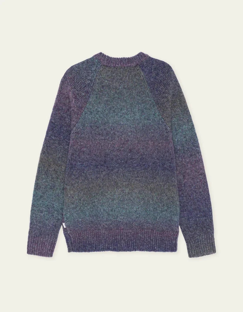 Gradient Roundneck Knit Spiced Plum Purple