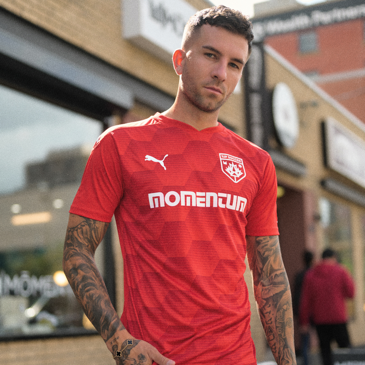 1UP X MOMENTUM JERSEY - PUMA RED 