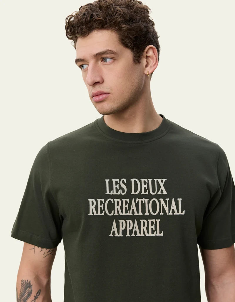 Les Deux From Copenhagen T-Shirt Rosin Green