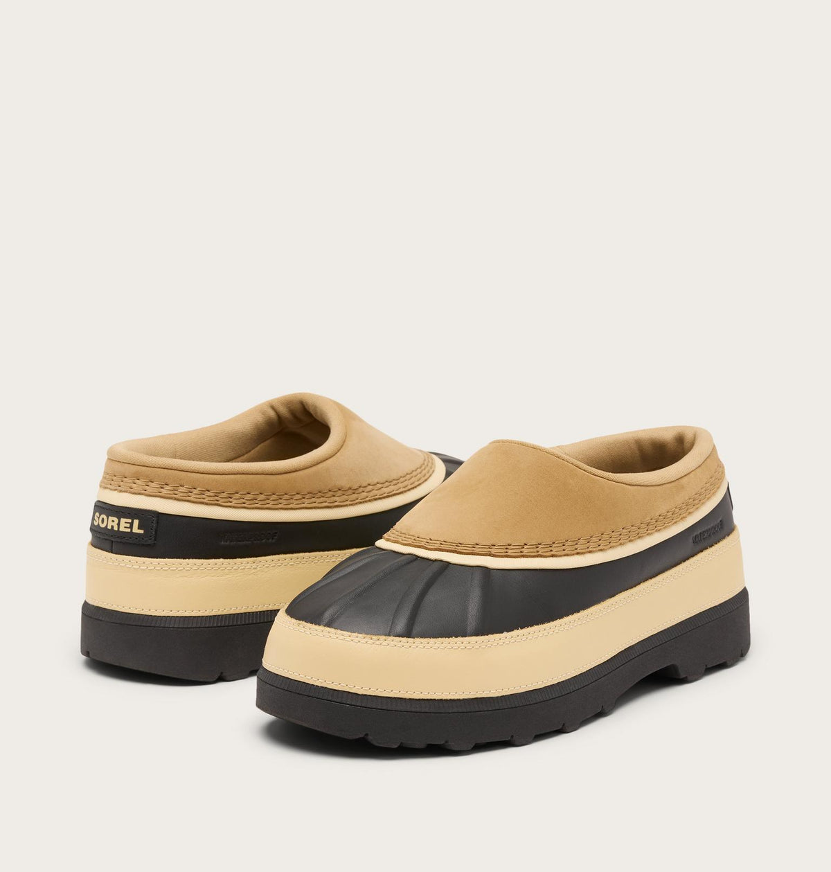 Sorel W Ambler WP Caribou Buff/Black 