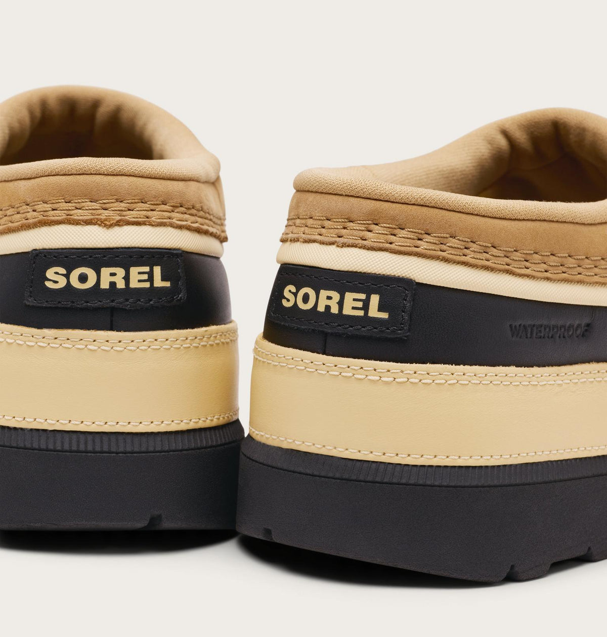 Sorel W Ambler WP Caribou Buff/Black 