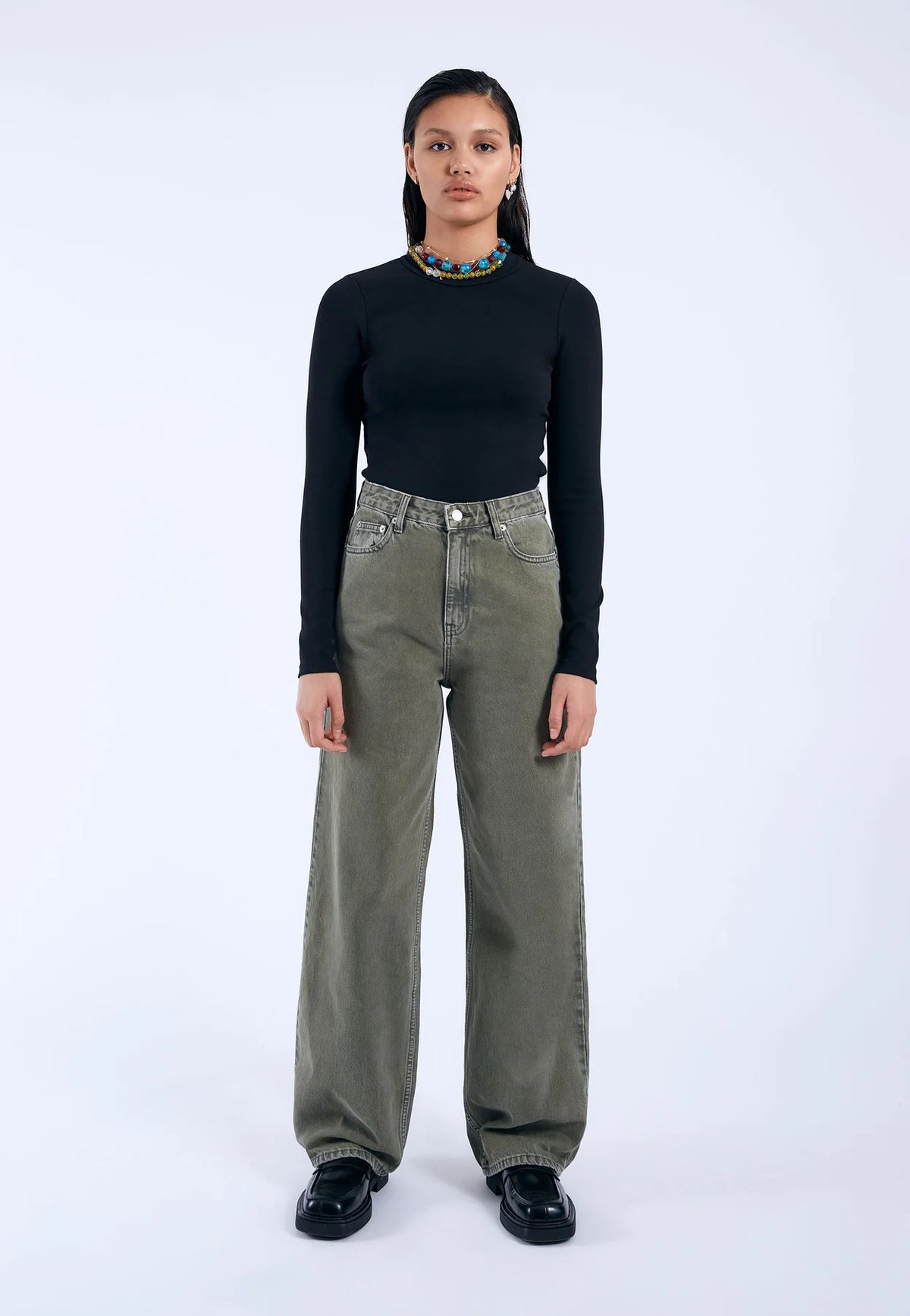 Dr.Denim Donna Jean Washed Olive