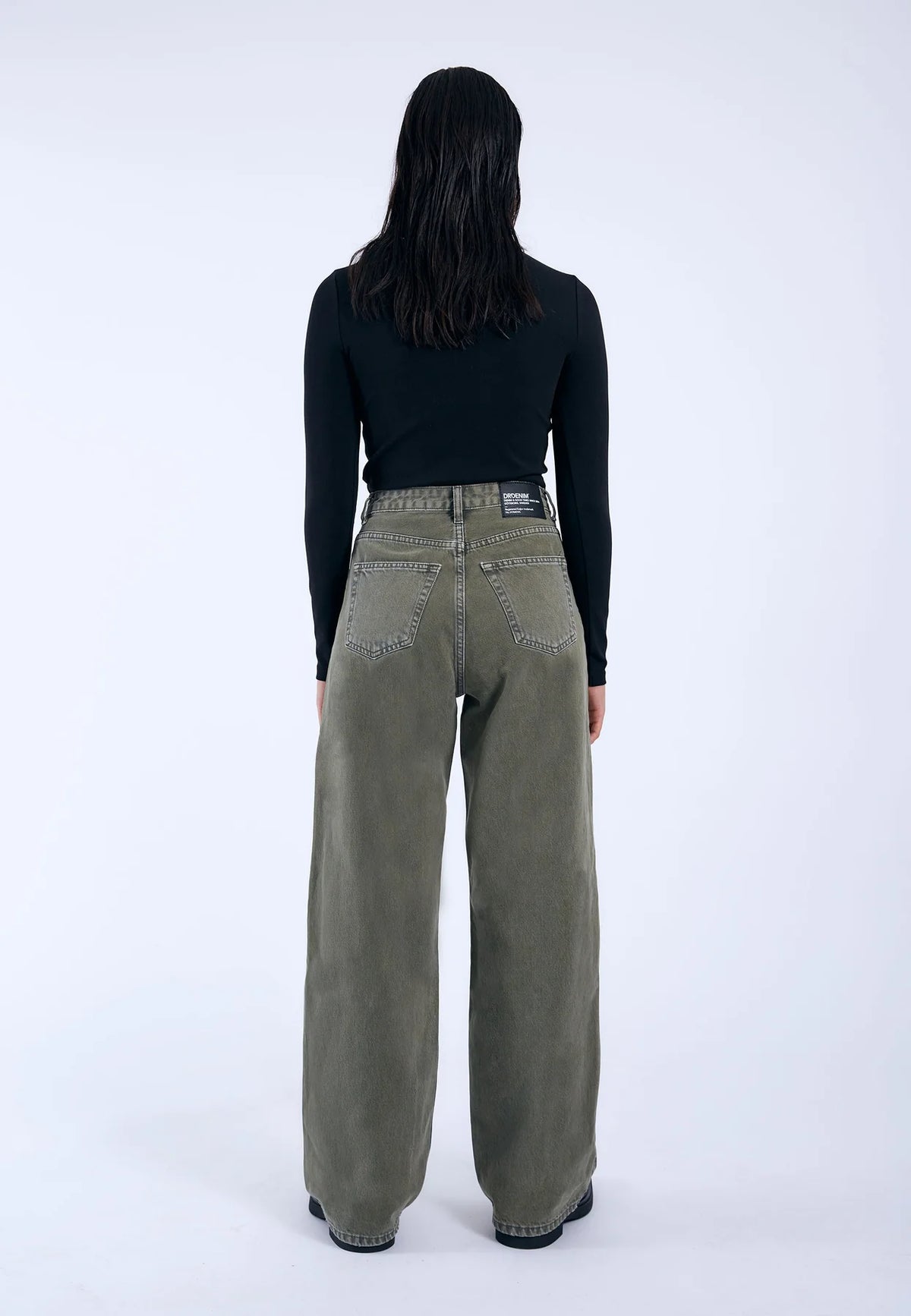 Dr.Denim Donna Jean Washed Olive