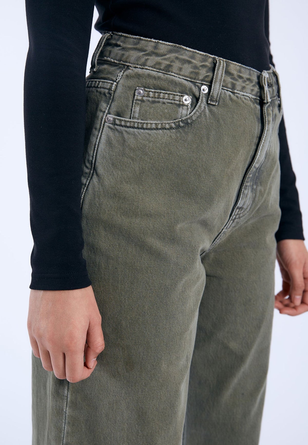 Dr.Denim Donna Jean Washed Olive