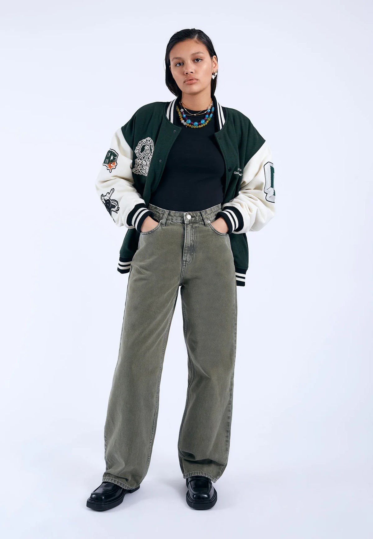 Dr.Denim Donna Jean Washed Olive
