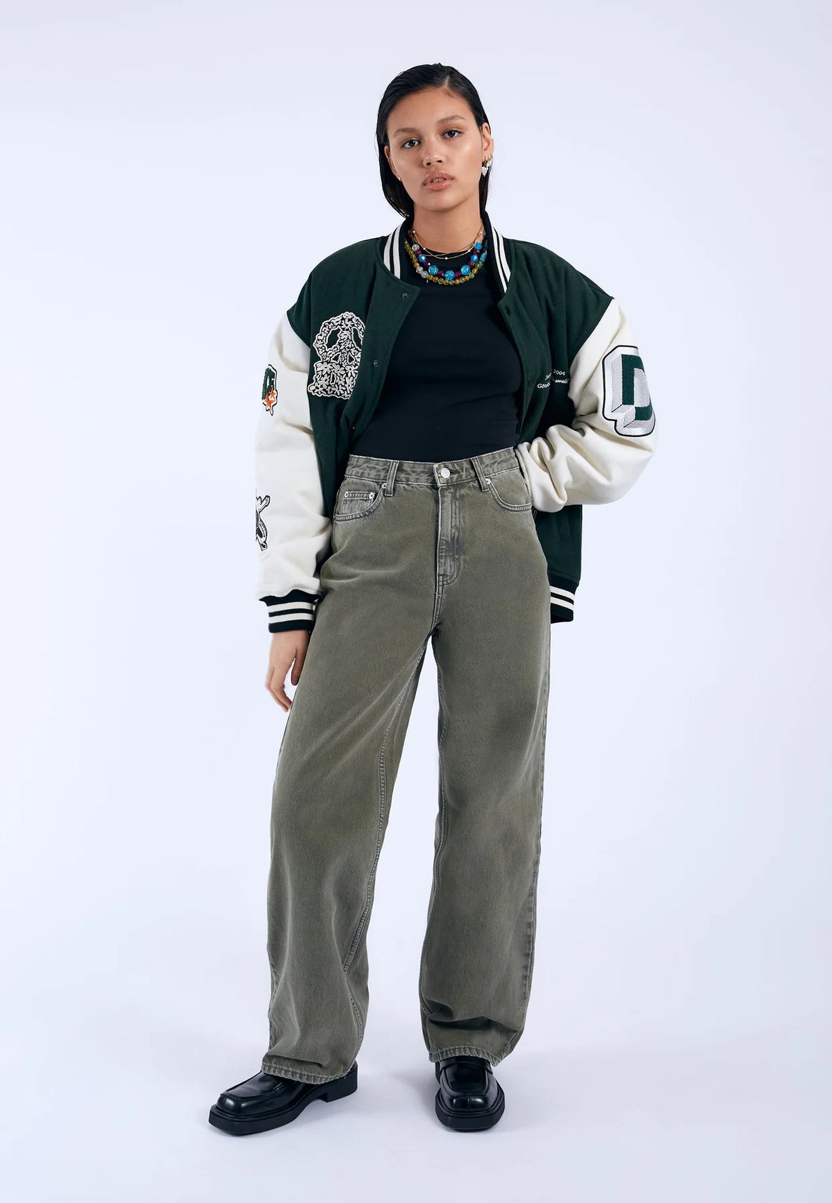 Dr.Denim Donna Jean Washed Olive