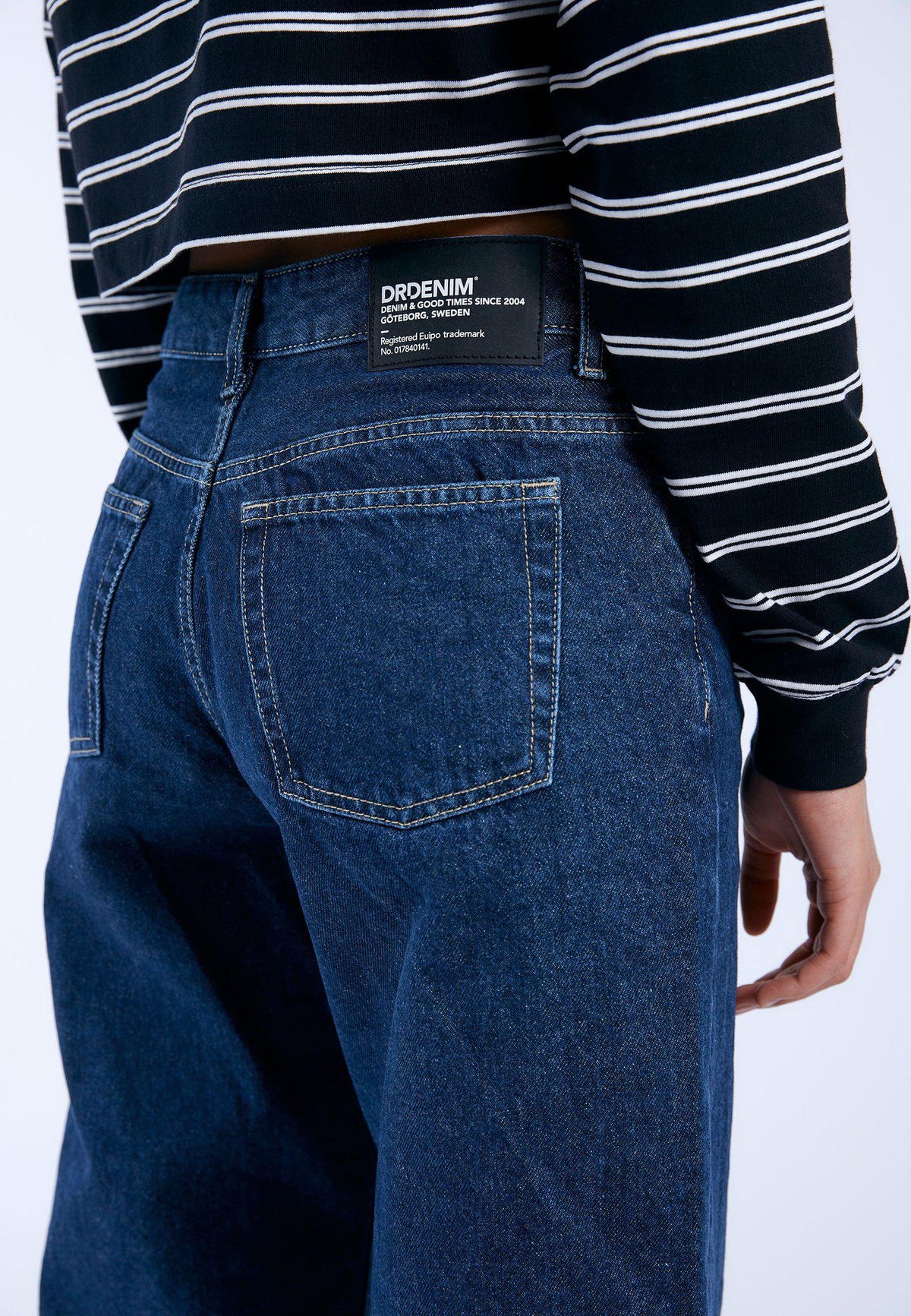 Dr.Denim Hill Jean Pebble Dark Retro