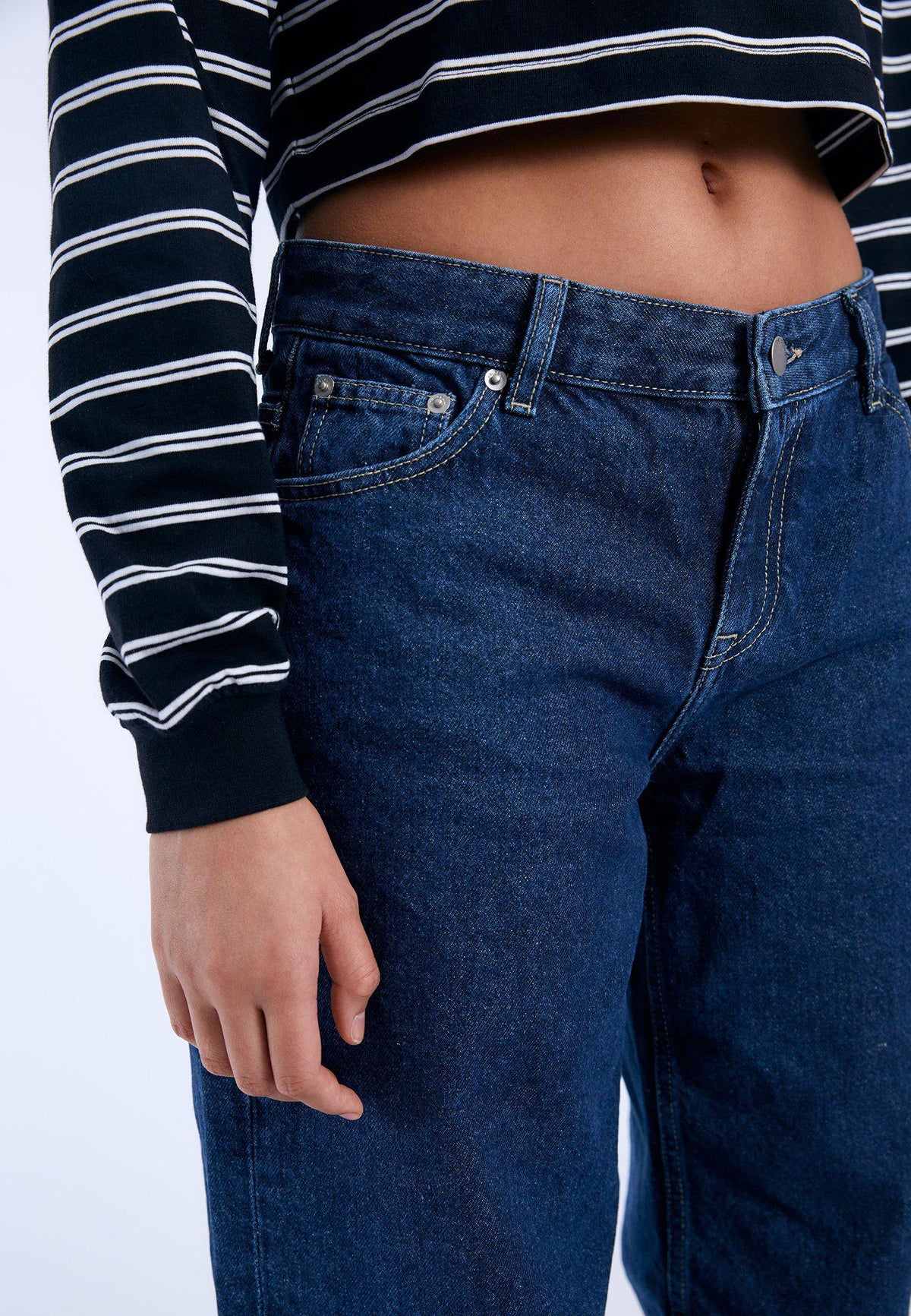 Dr.Denim Hill Jean Pebble Dark Retro