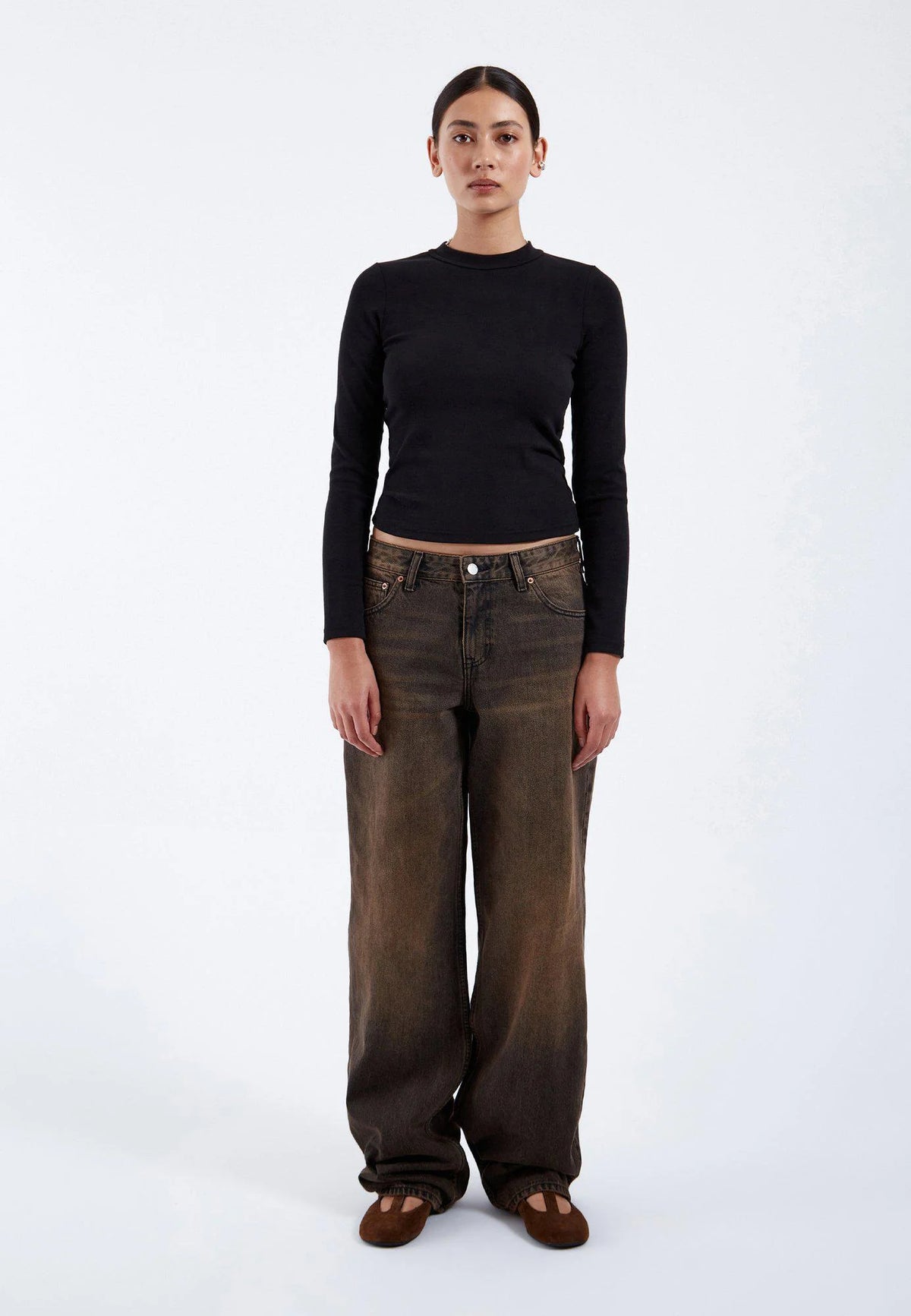 Dr.Denim W DN Hill Jean Jet Brown Used