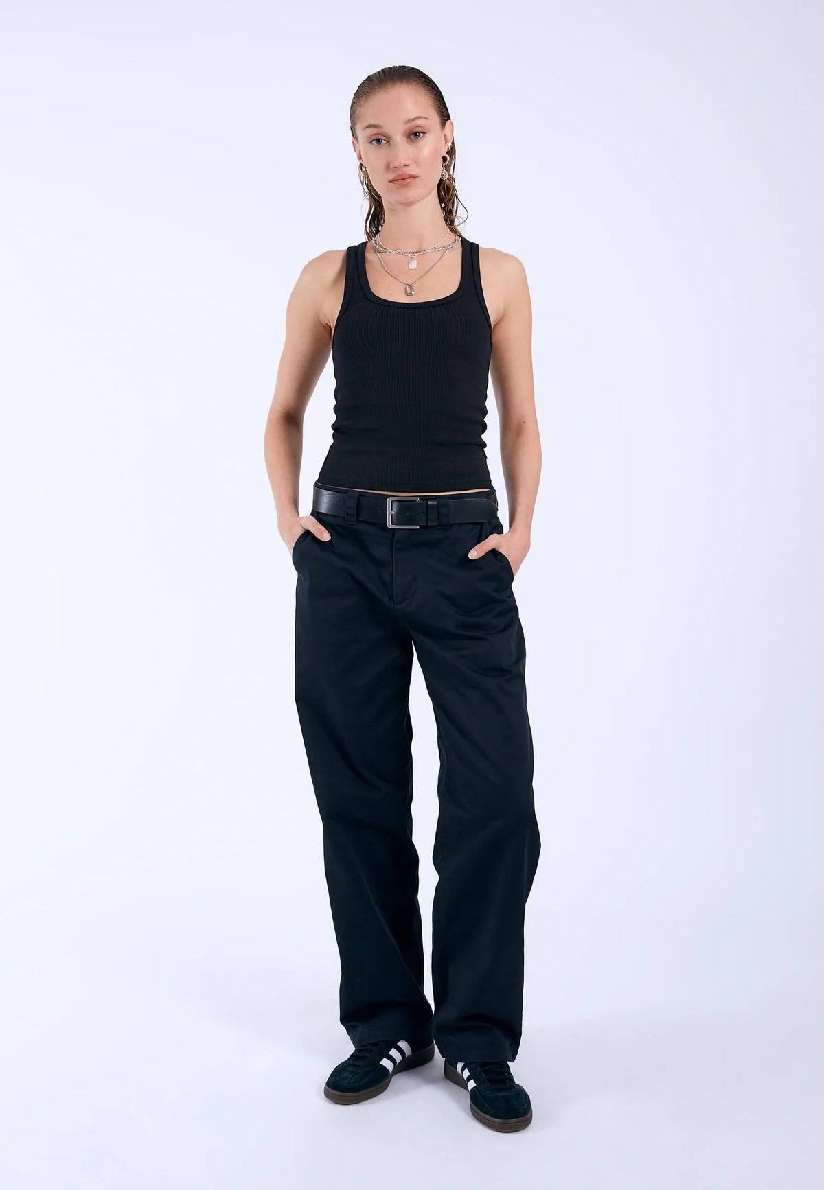 Dr. Denim W Nyla Top Black