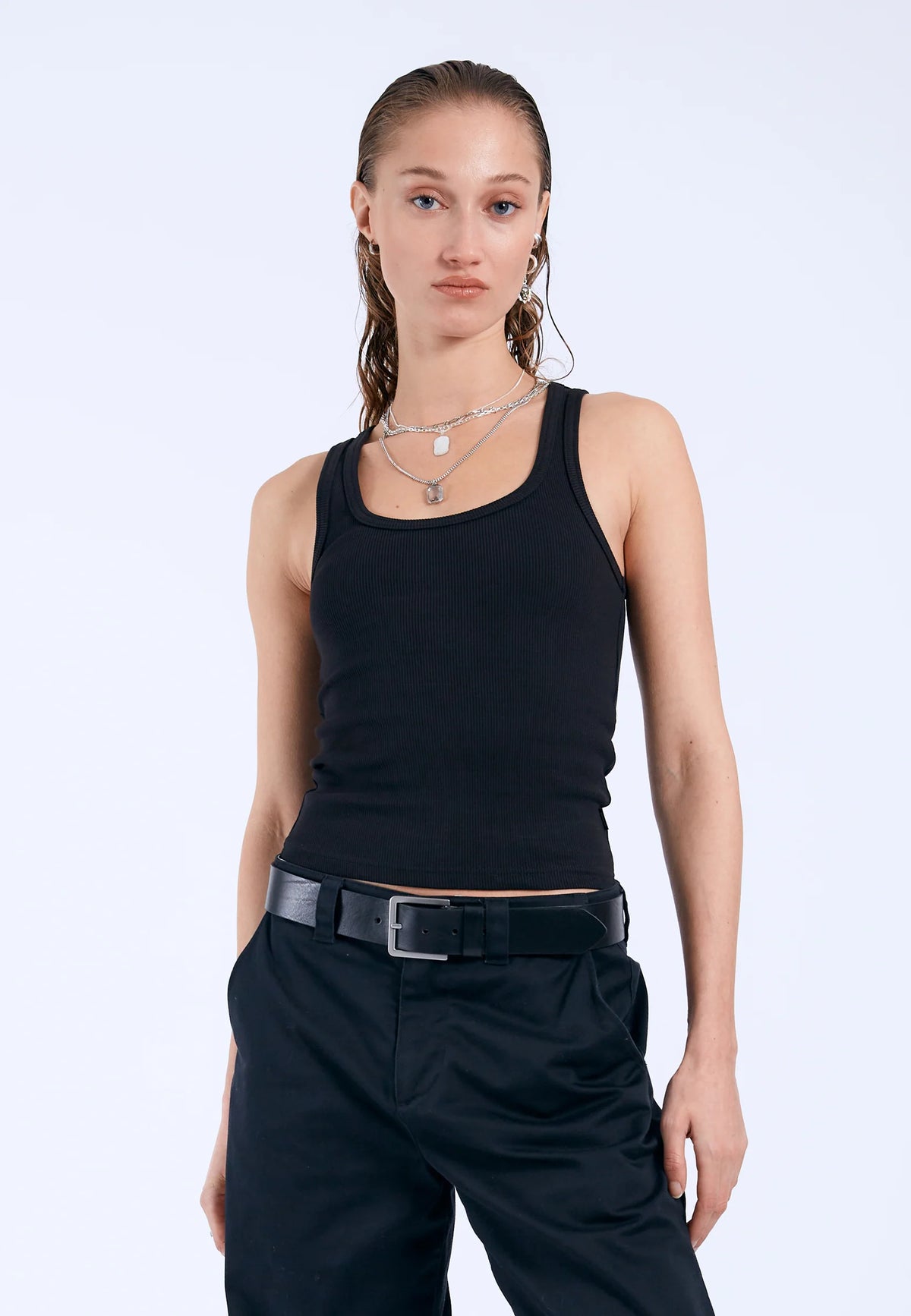 Dr. Denim W Nyla Top Black