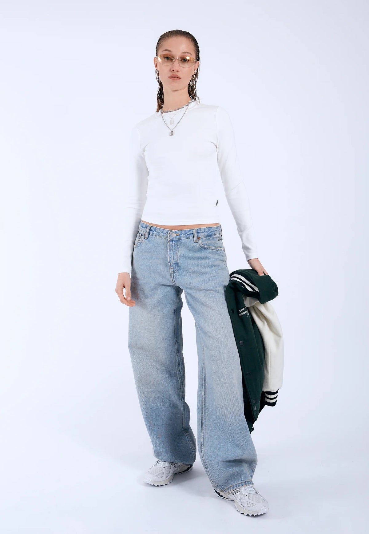 Dr. Denim W Stella Top Off White