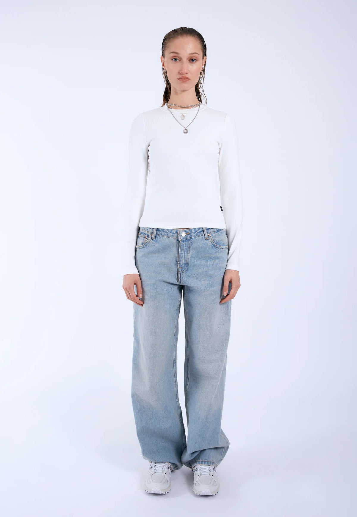 Dr. Denim W Stella Top Off White