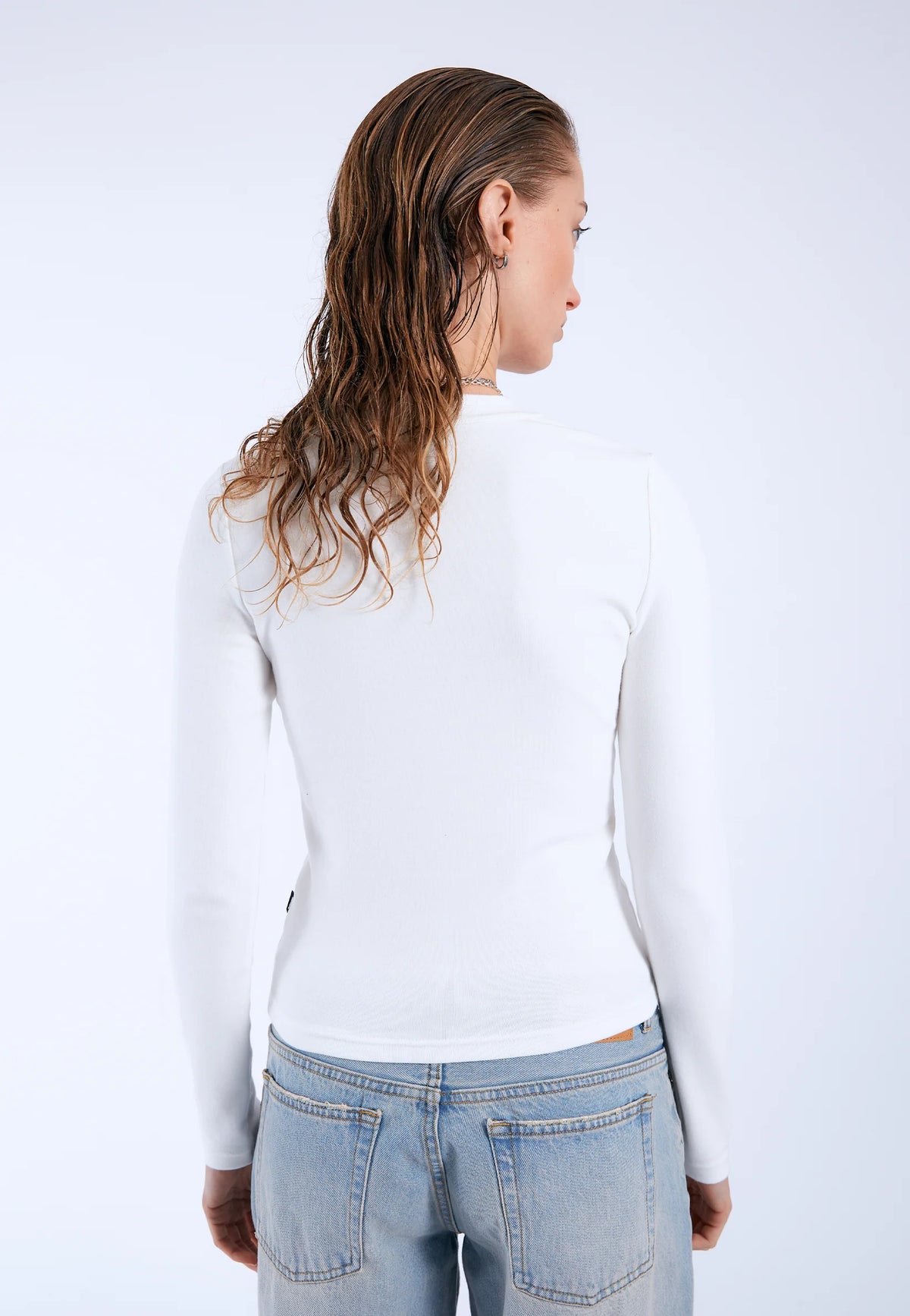 Dr. Denim W Stella Top Off White