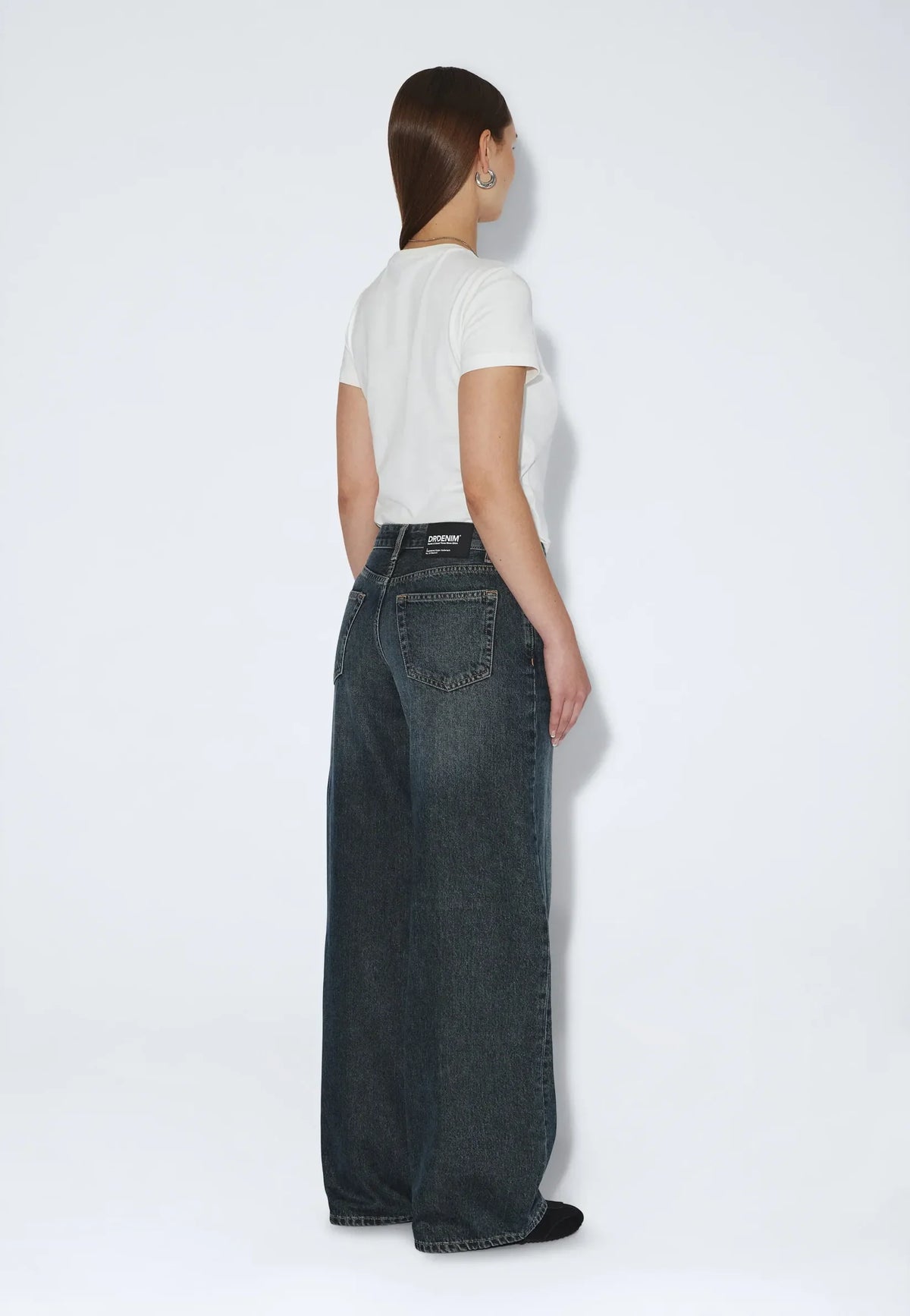 Dr.Denim W Ary Low Baggy Jean Kodiak Dark Fade