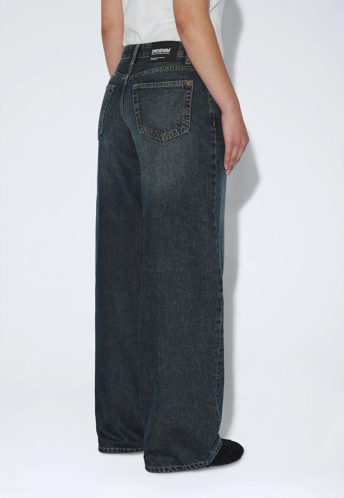 Dr.Denim W Ary Low Baggy Jean Kodiak Dark Fade