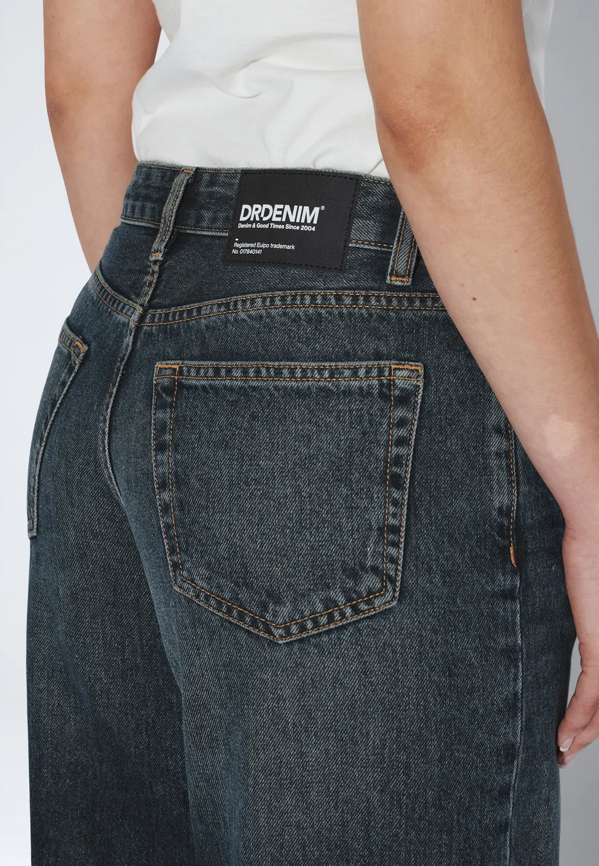 Dr.Denim W Ary Low Baggy Jean Kodiak Dark Fade