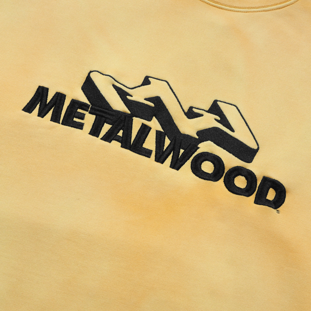Metalwood Mountaineer Crewneck Sweatshirt Gold