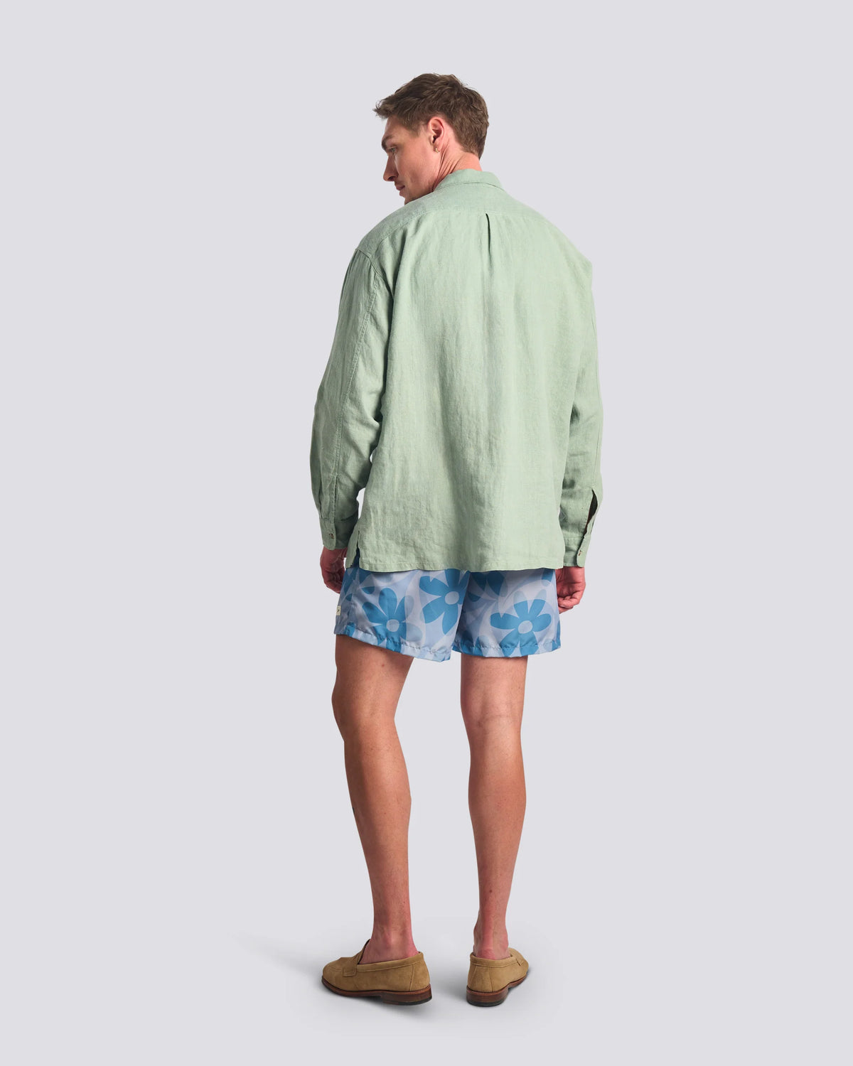 Bather Grotto Daisy Trip Swim Trunk