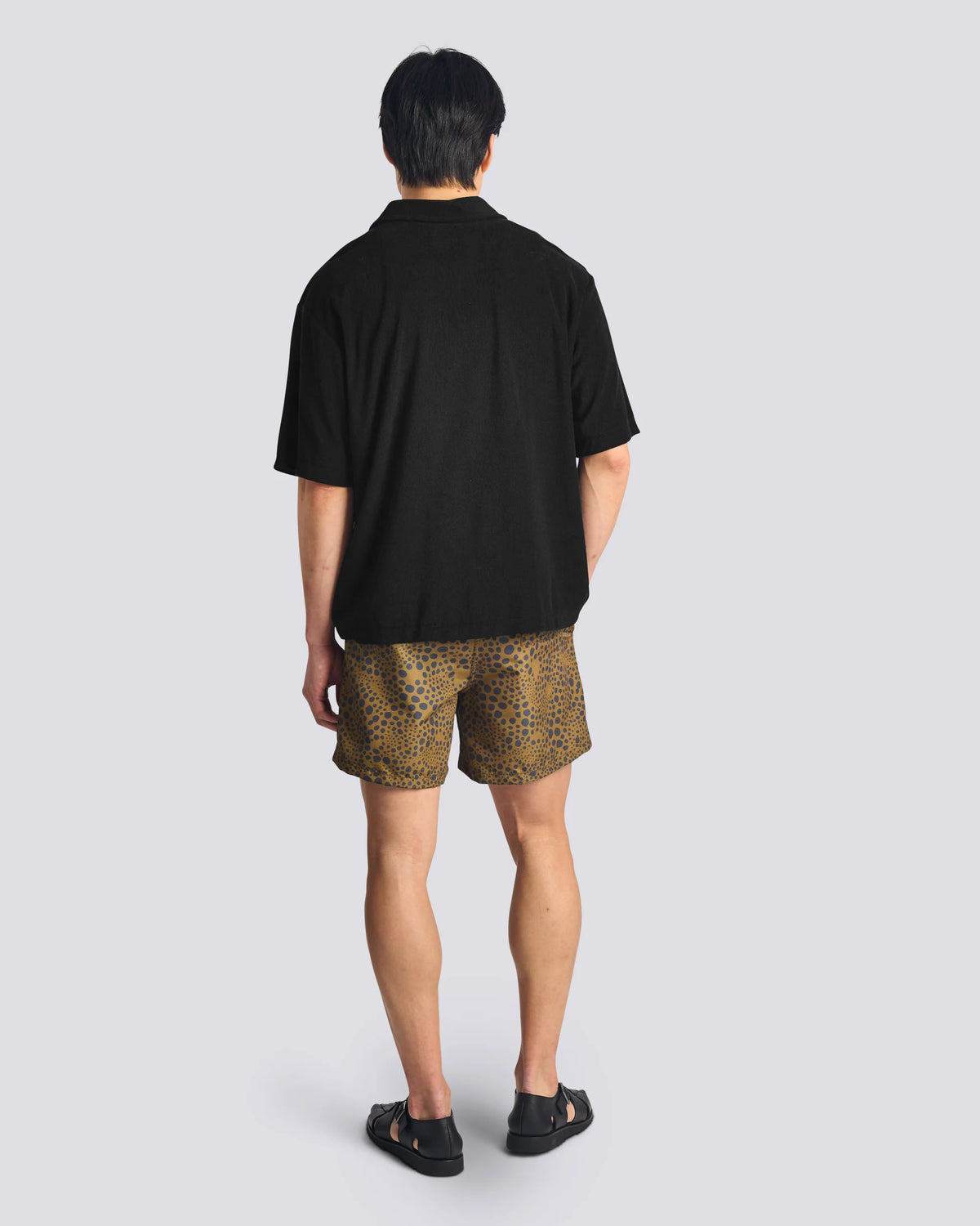 Bather Croc Speckle Swim Trunk Brown