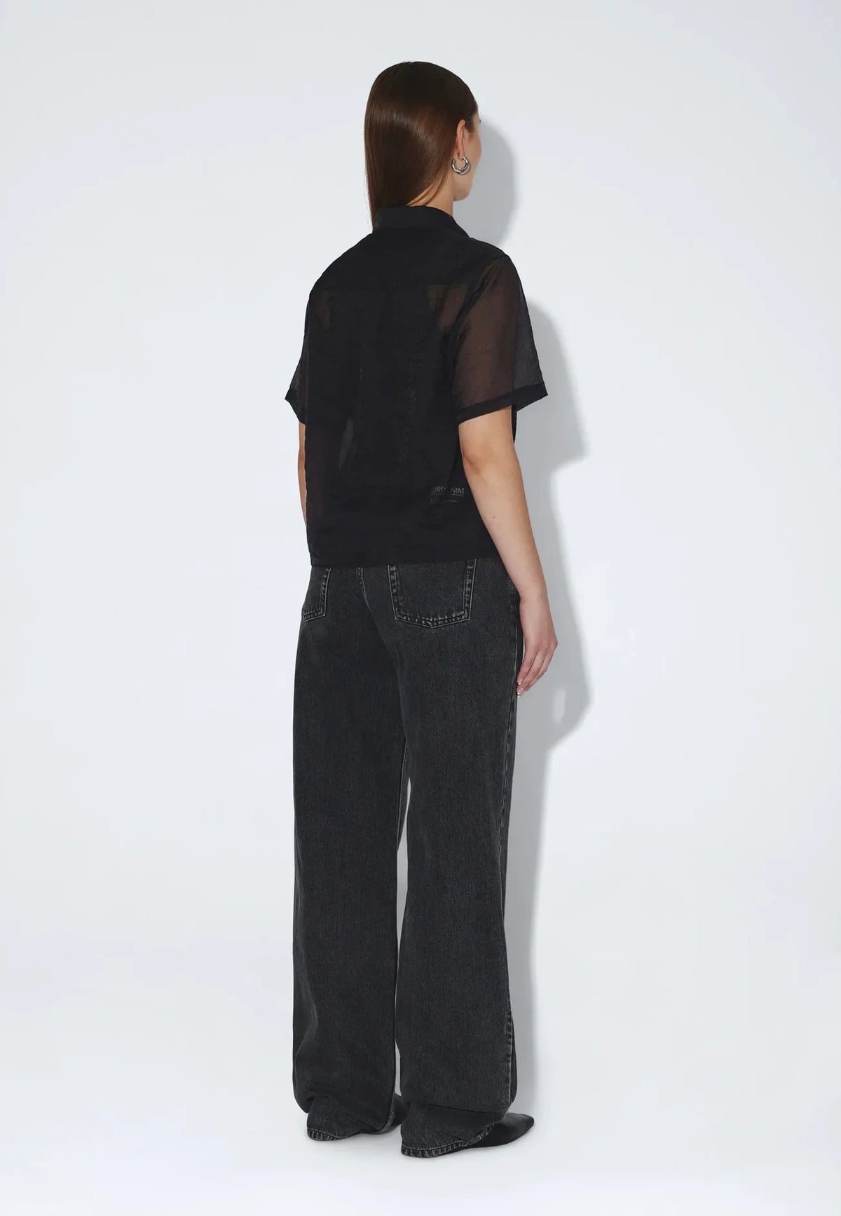 Dr.Denim W Hollow Shirt Black