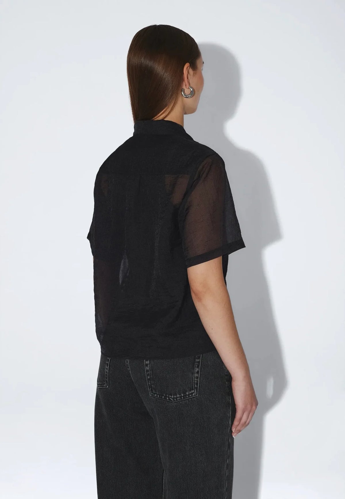 Dr.Denim W Hollow Shirt Black