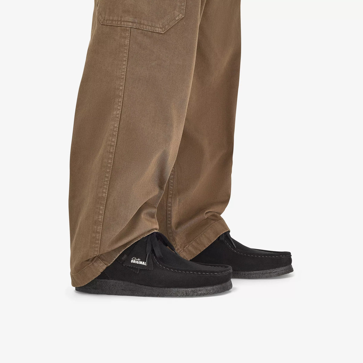 Clarks Wallabee Black Suede