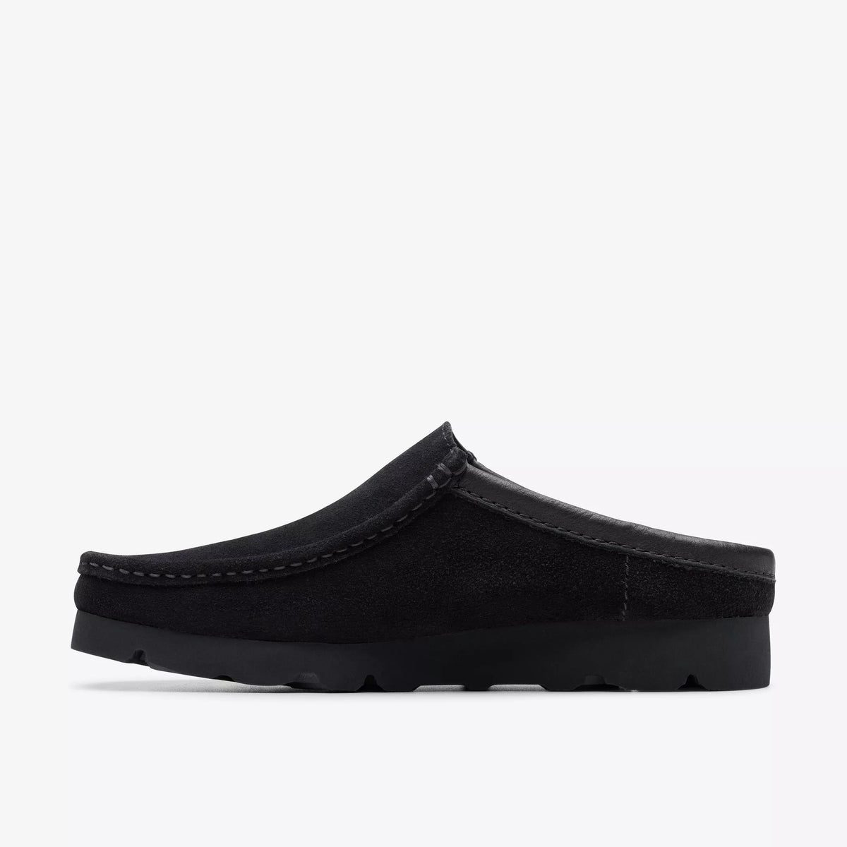 Clarks Wallabee Slip Black Suede