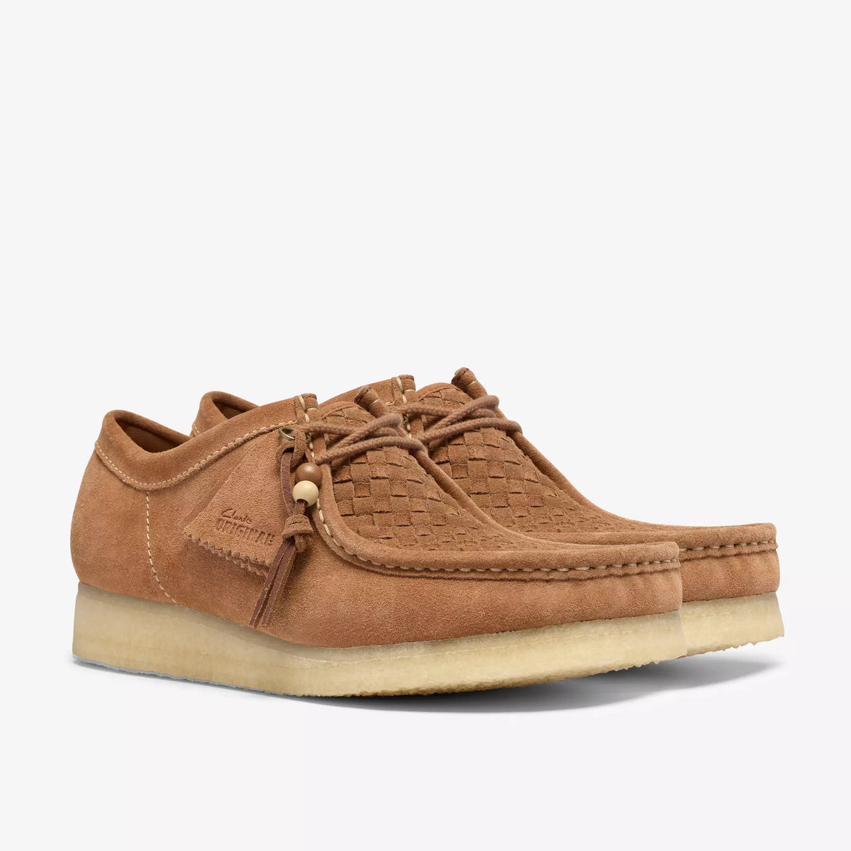 Clarks Wallabee Tan Weave