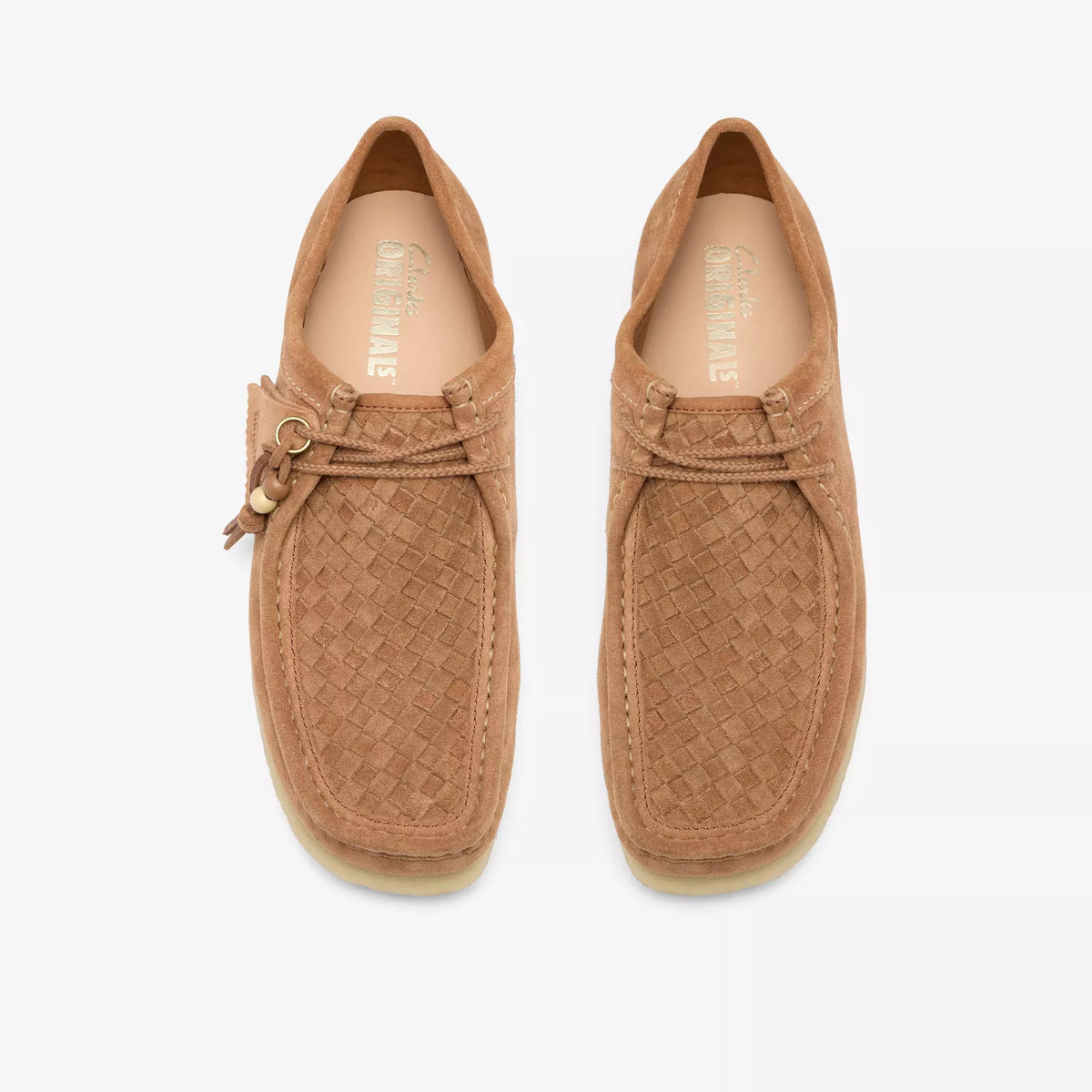 Clarks Wallabee Tan Weave