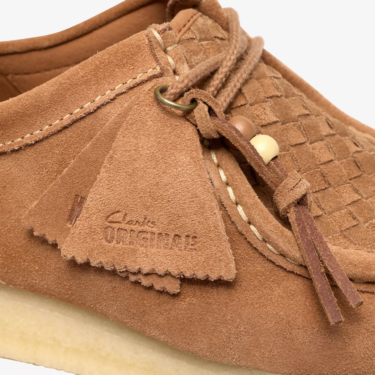 Clarks Wallabee Tan Weave