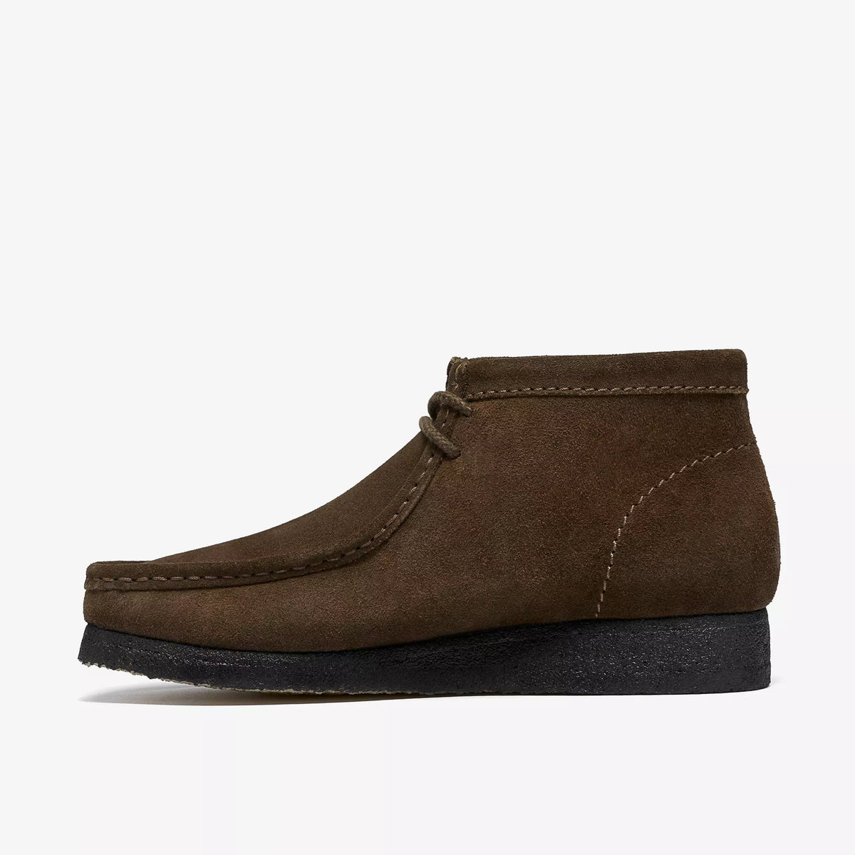Clarks Wallabee Boot Dark Olive Suede